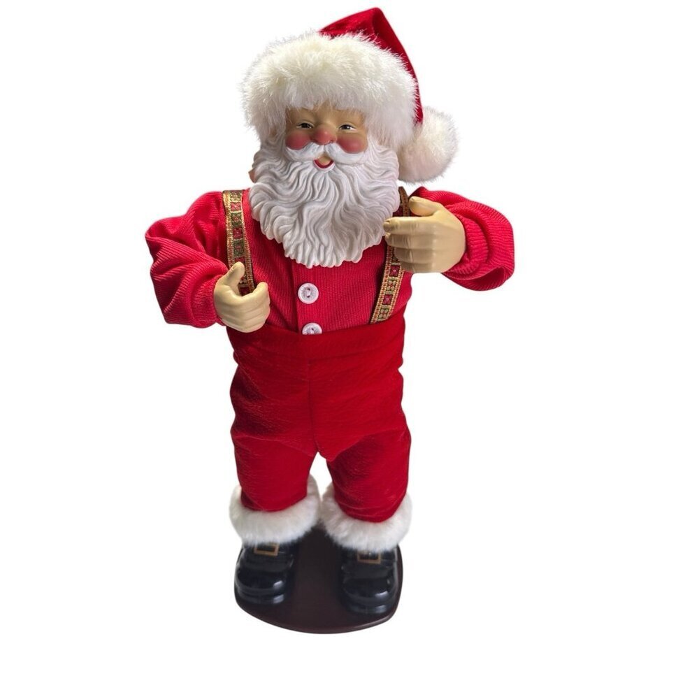 VTG Christmas Fantasy 1998 Rock Dancing Santa Animated Untested No Adapted Parts